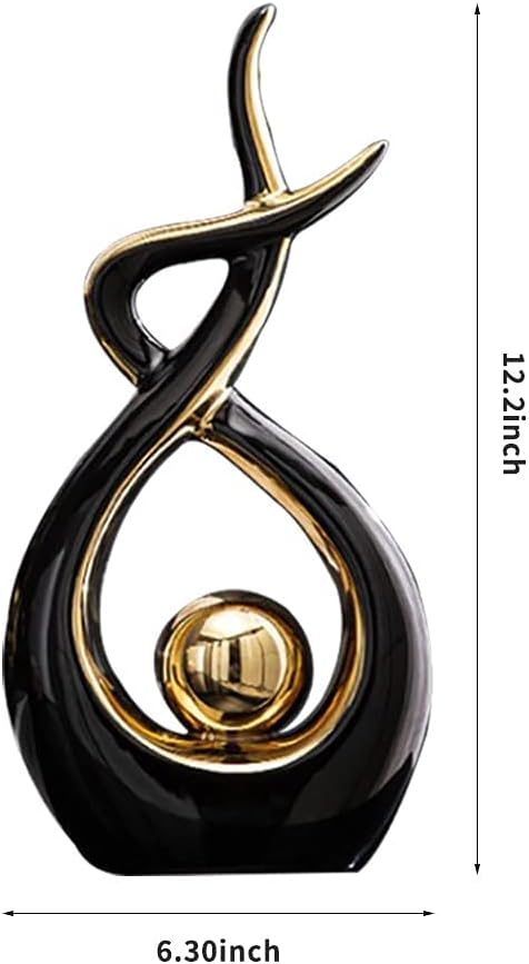 Norrclp Abstract Art Ceramic Statue Table Decor