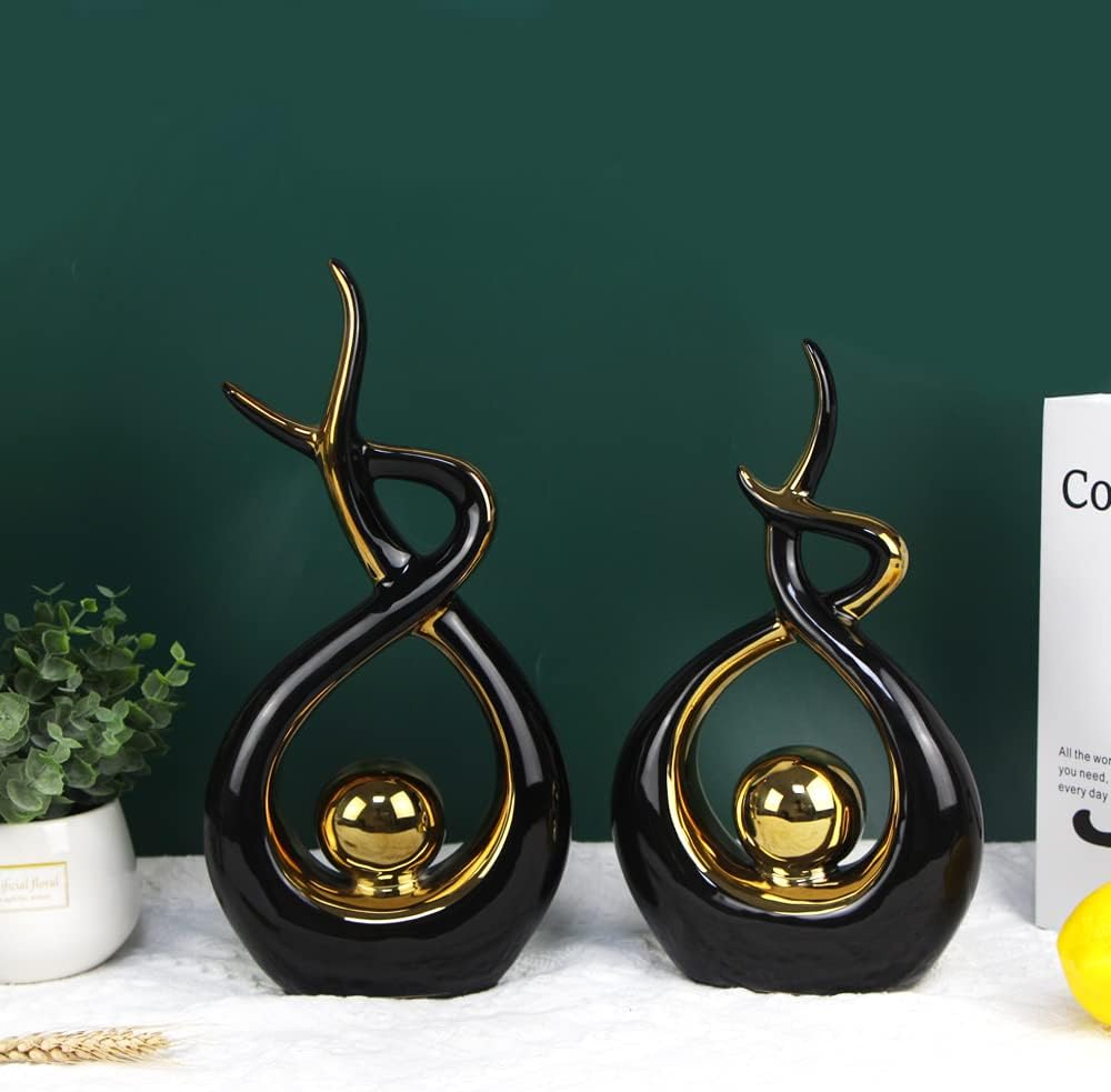 Norrclp Abstract Art Ceramic Statue Table Decor
