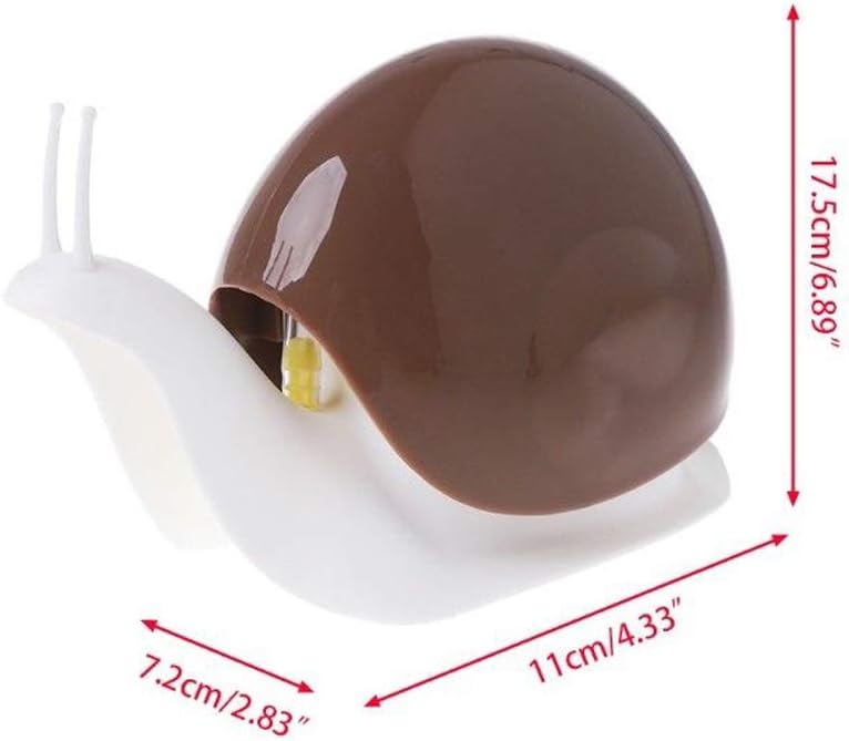 Cute Snail Soap Dispenser for Kitchen Bathroom Black