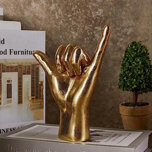 78 Resin Gold ASL Signal Sculpture Statue 1