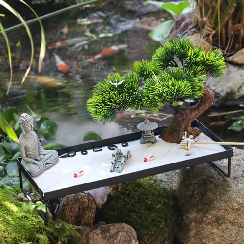 BangBangDa Japanese Meditation Garden Decor for Desk and Office