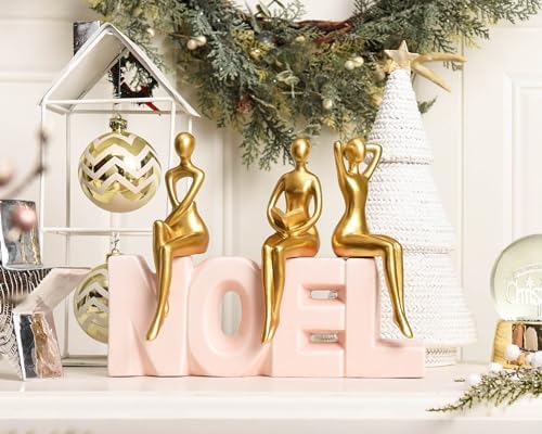 Quoowiit Gold Thinker Statue Set of 3