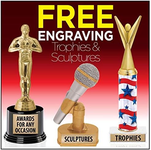 Crown Awards Graduation Trophy - 6 Female Graduate Bobble Head Sculpture