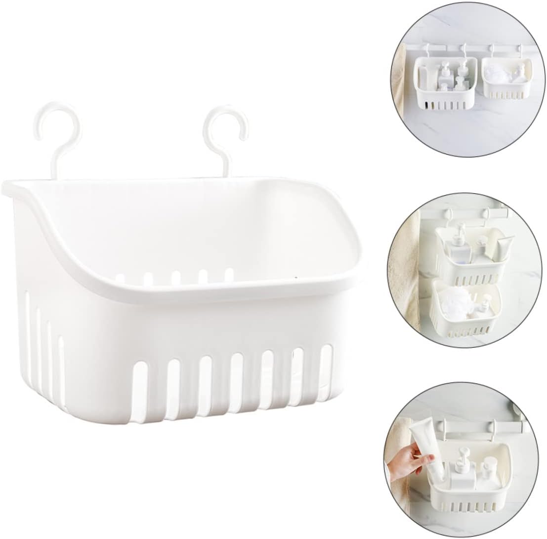 Multi-Function Wall Shower Basket for Toiletries and Kitchen Storage