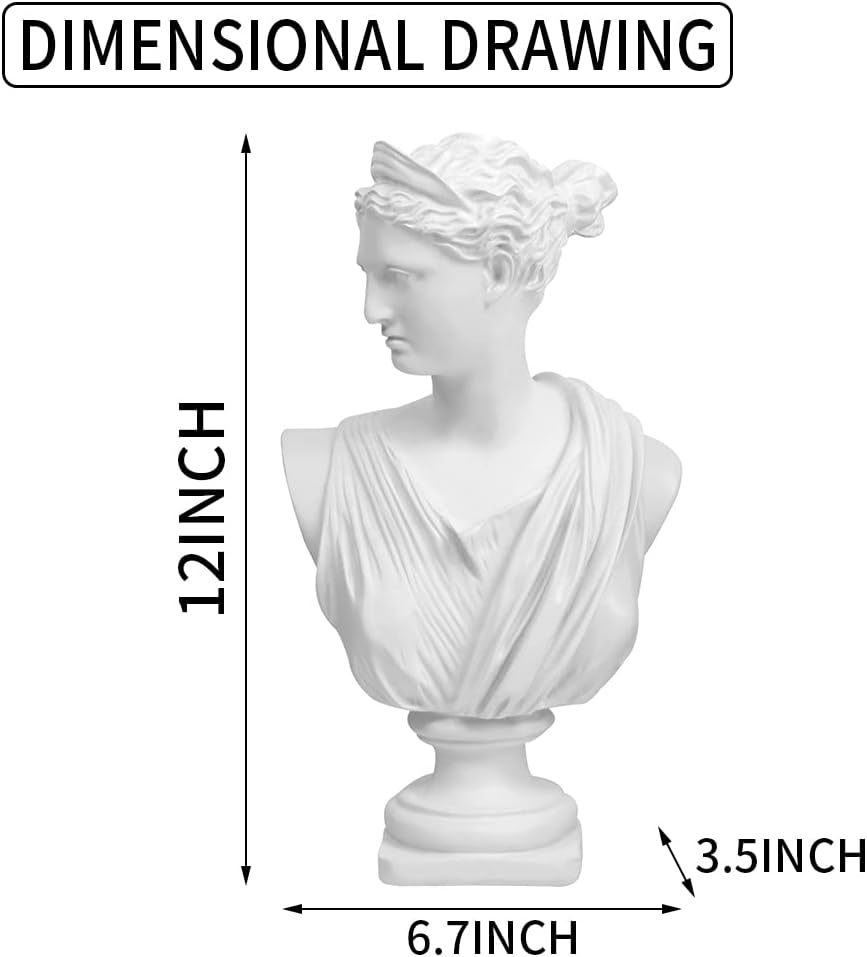 Norrclp 125in Greek Statue of Diana for Home Decor