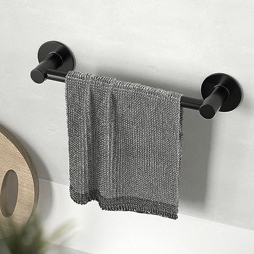 VOSAREA 1Pc Wall Mounted Towel Rack with Punch Design
