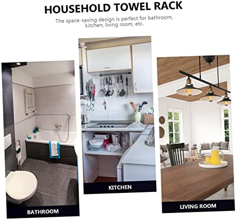 Luxshiny Wall Mounted Towel Rack for Bathroom Kitchen