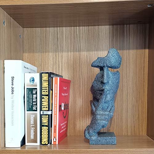 Thinker Statue Keep Silence Office Decor Sculpture 1