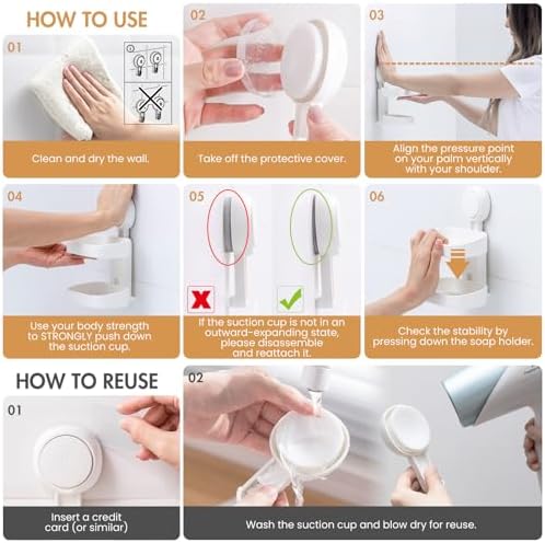LEVERLOC Double Layer Suction Soap Dish Holder 1