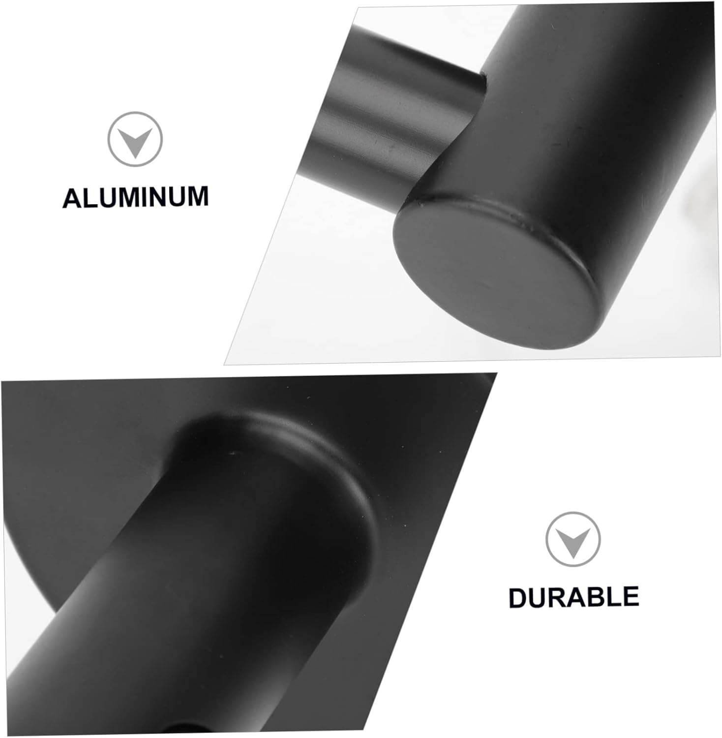 SOLUSTRE 1Pc Wall Mounted Bathroom Towel Rack