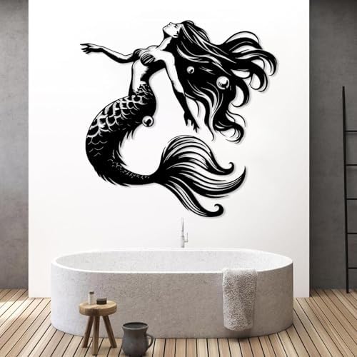 LARNT Mermaid Metal Wall Sculpture 39x39 1
