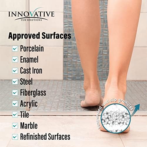 Tub Guard Anti Slip - Clear Non Slip Coating for Bathtubs Showers