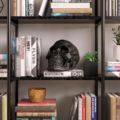 READAEER Resin Skull Statue for Home Decor 1