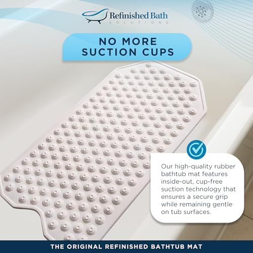 Original Bathtub Mat Non Slip Rubber for Textured Tubs