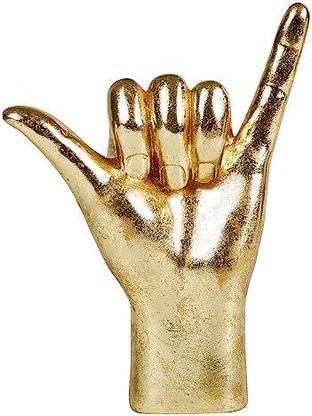 78 Resin Gold ASL Signal Sculpture Statue 1
