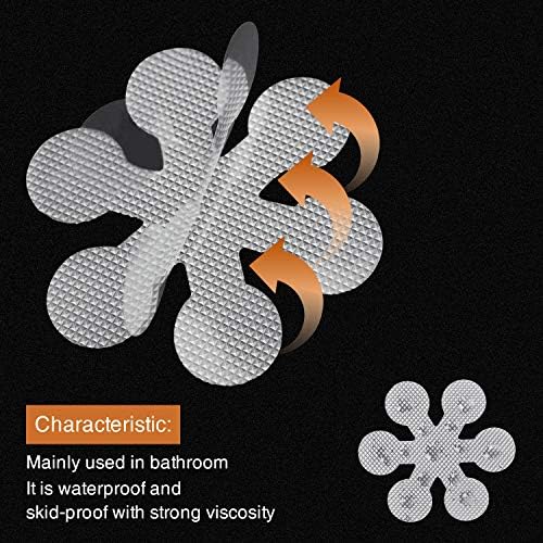 Secopad Non-Slip Bathtub Stickers 24 PCS Safety Treads