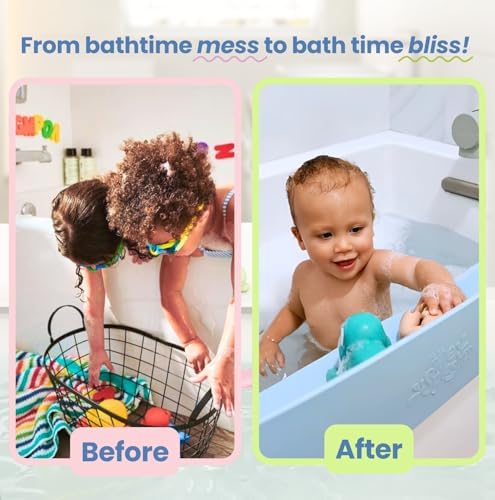Little Splasher PlayPad - Bath Tub Splash Guard with Suction Cups