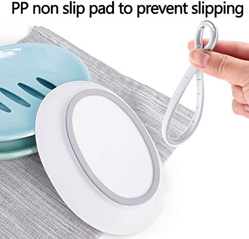 WYOK 2-Pack Soap Dish with Drain and Dry Design