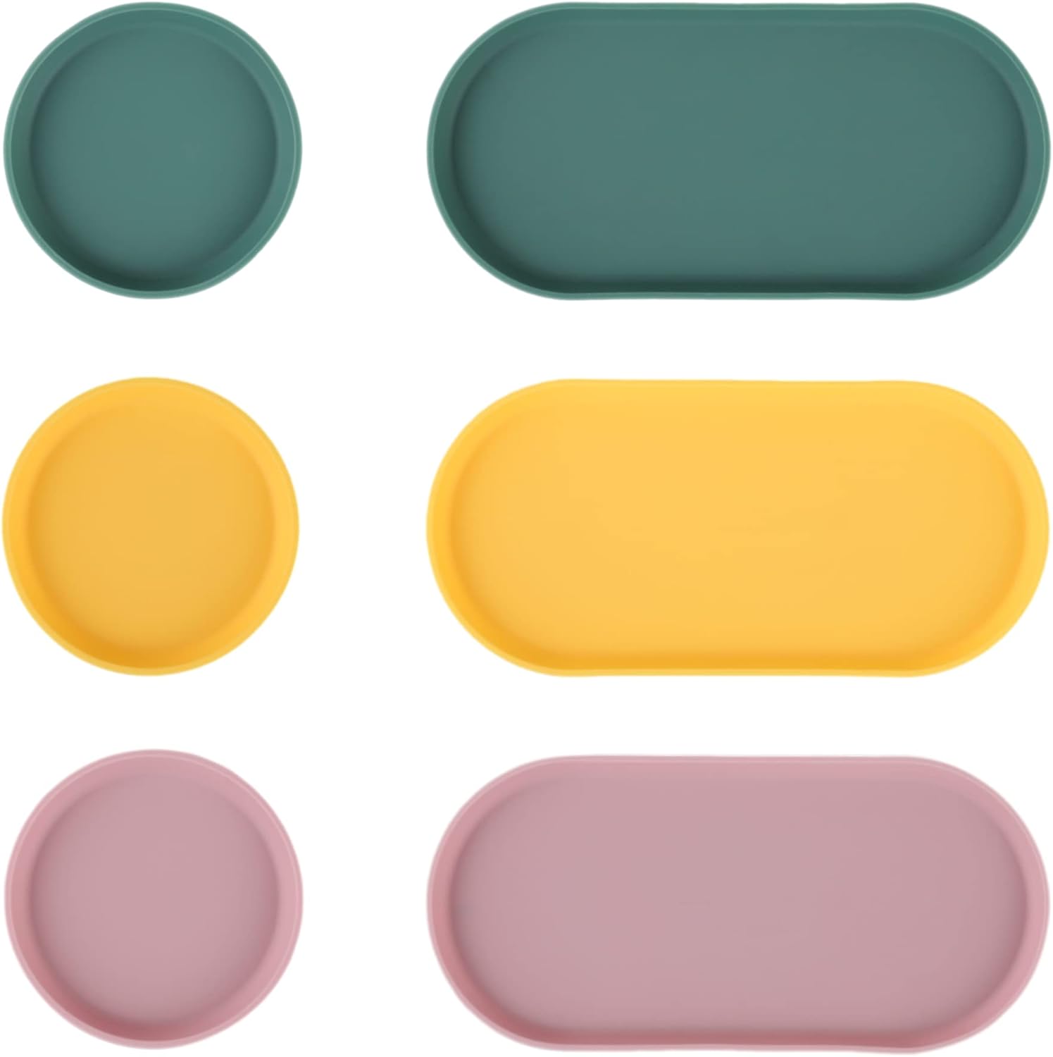 Blue Ginkgo Mini Silicone Trays - Set of 6