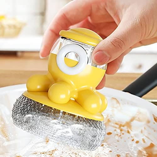 Zerodis Soap Dispensing Palm Brush with Holder