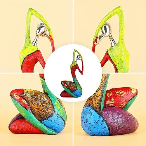 Suruim Colorful Abstract Woman Sculpture Home Decor