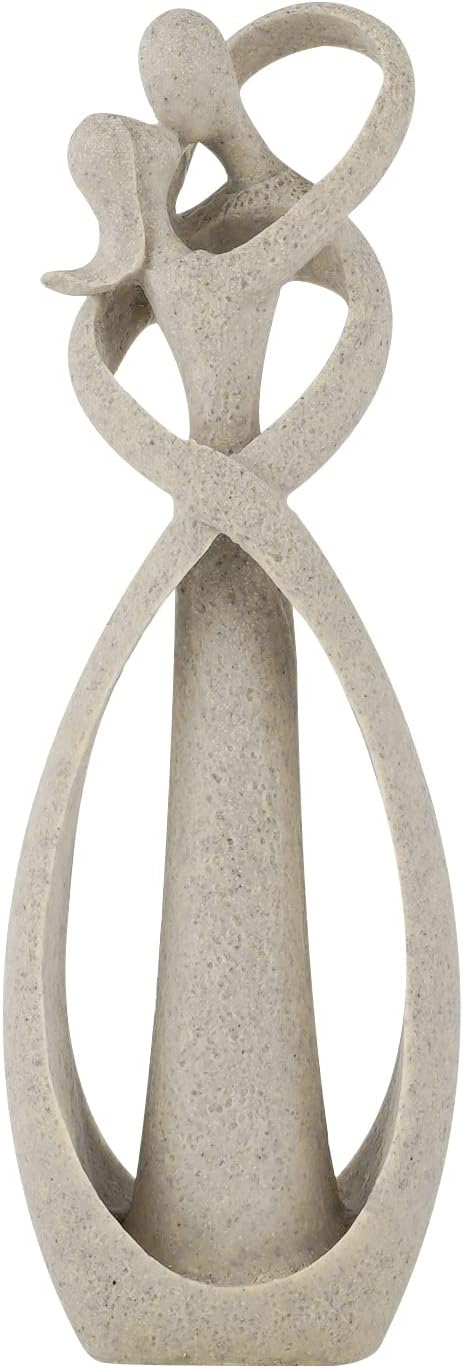 Trycooling Kissing Lovers Abstract Resin Statue