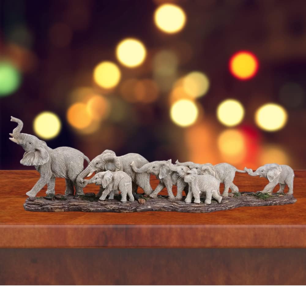 Comfy Hour Cute Elephant Friends 16 Wildlife Figurine Statue