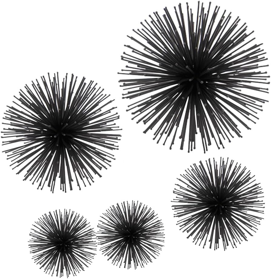 Modern Day Accents 10 Black Spiked Sphere Decor 1