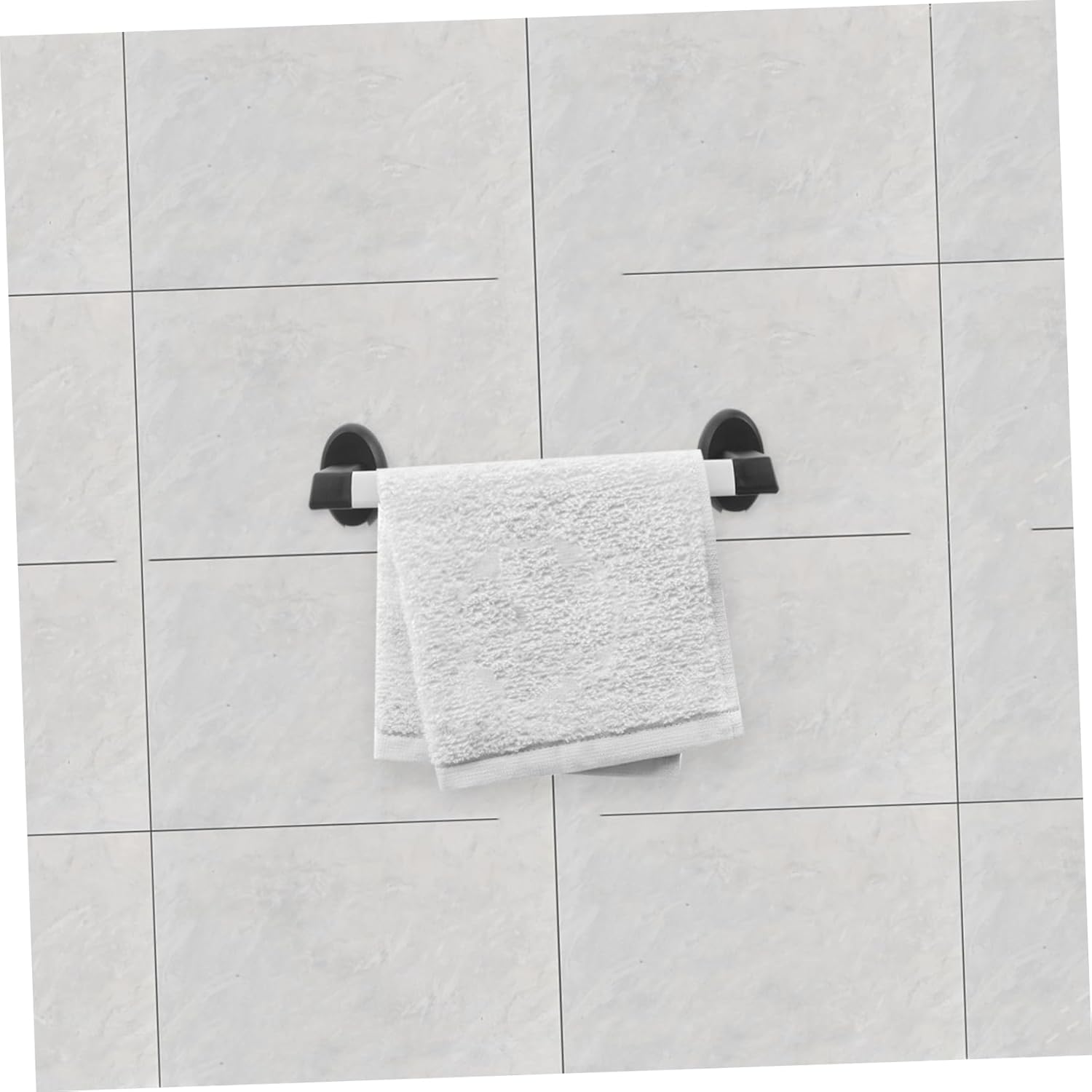 Hemobllo Wall Mounted Towel Rack Slipper Holder Organizer