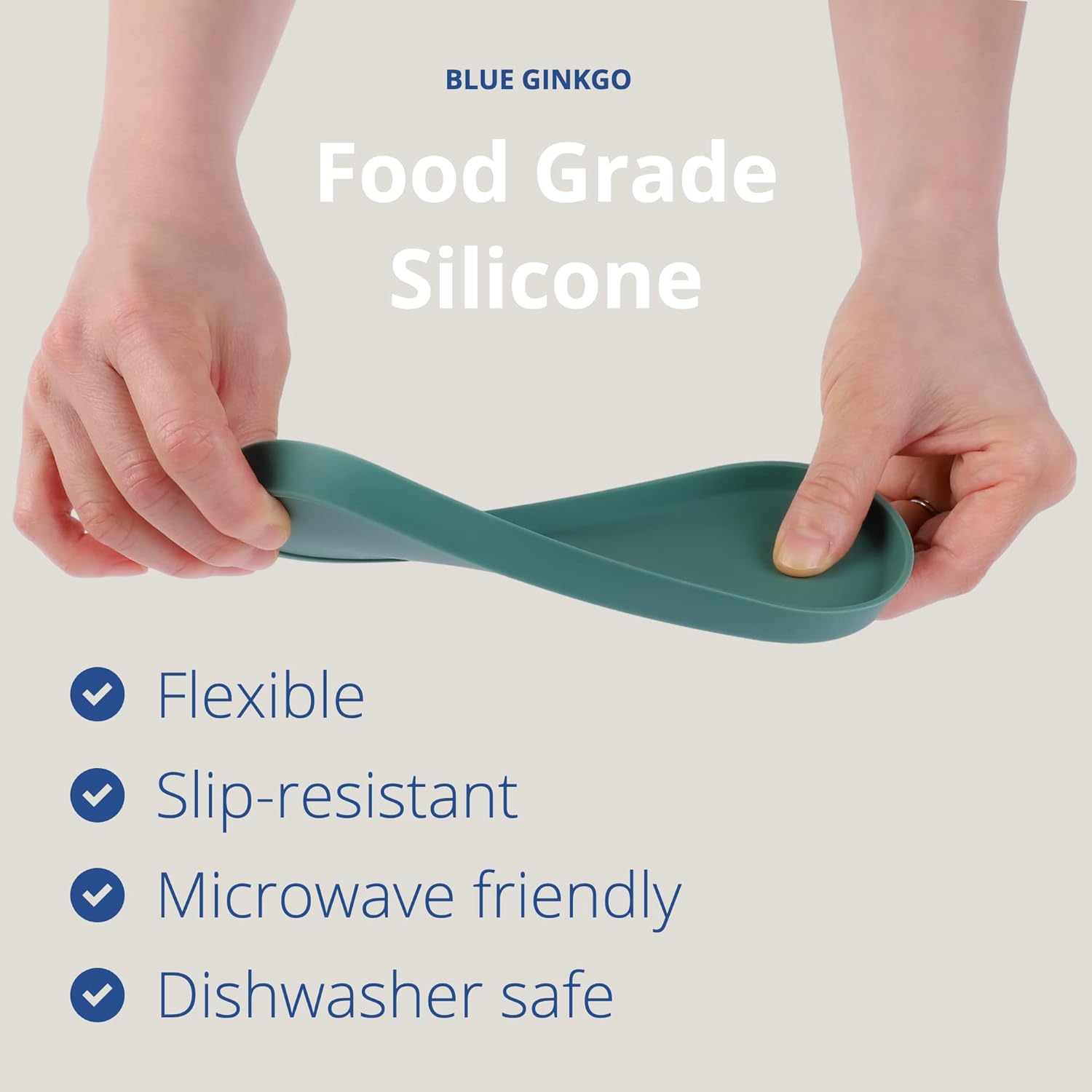 Blue Ginkgo Mini Silicone Trays - Set of 6