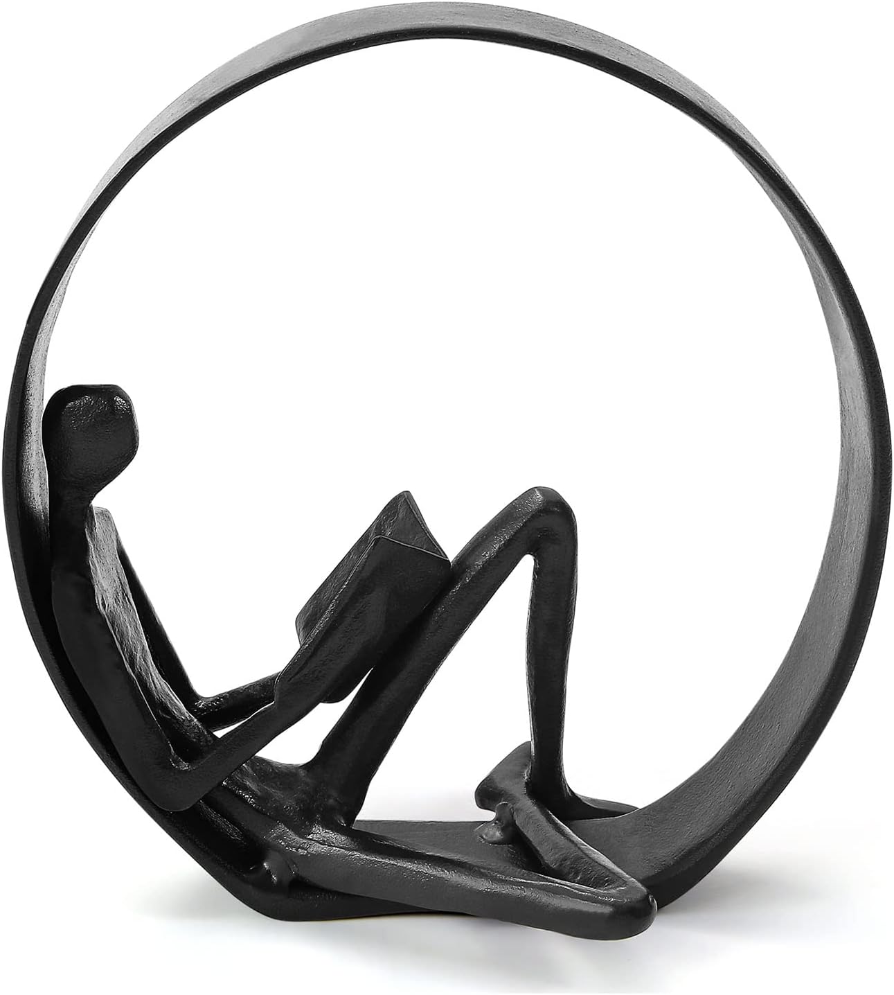 Hanyibao Reading Book Statue Decor Sculpture