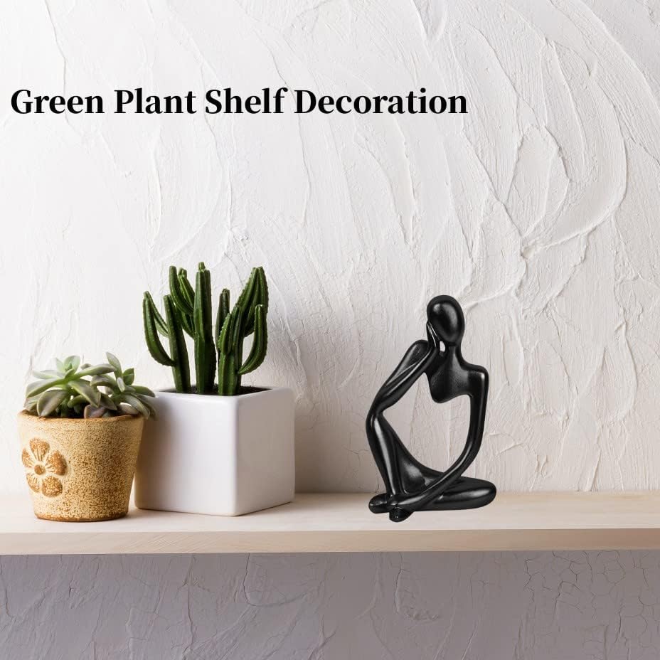 Prettidecor Thinker Statue Set of 3 Modern Abstract Resin Decor