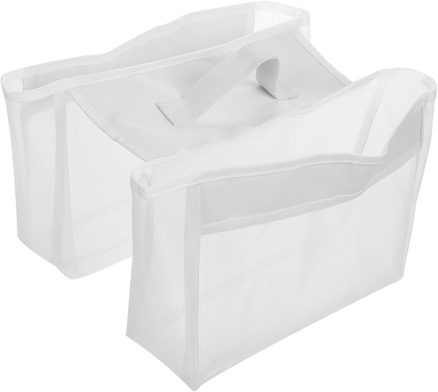 SOPOTUTU Portable Mesh Bath Toy Organizer with Quick Dry Design