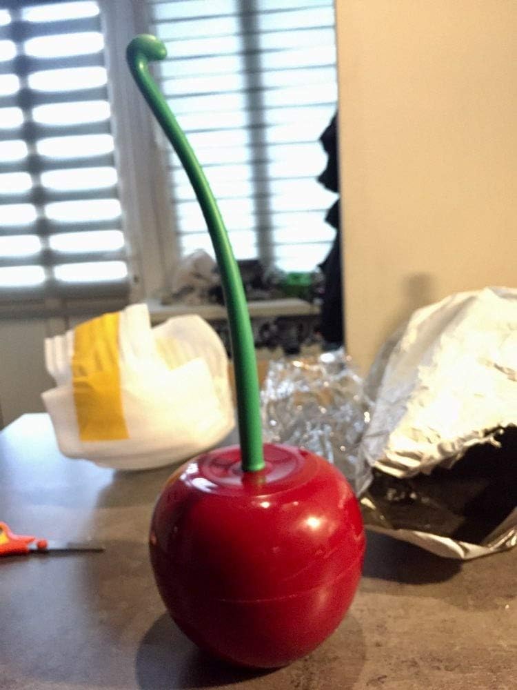 MYERZI Cherry Shape Toilet Brush Holder Set