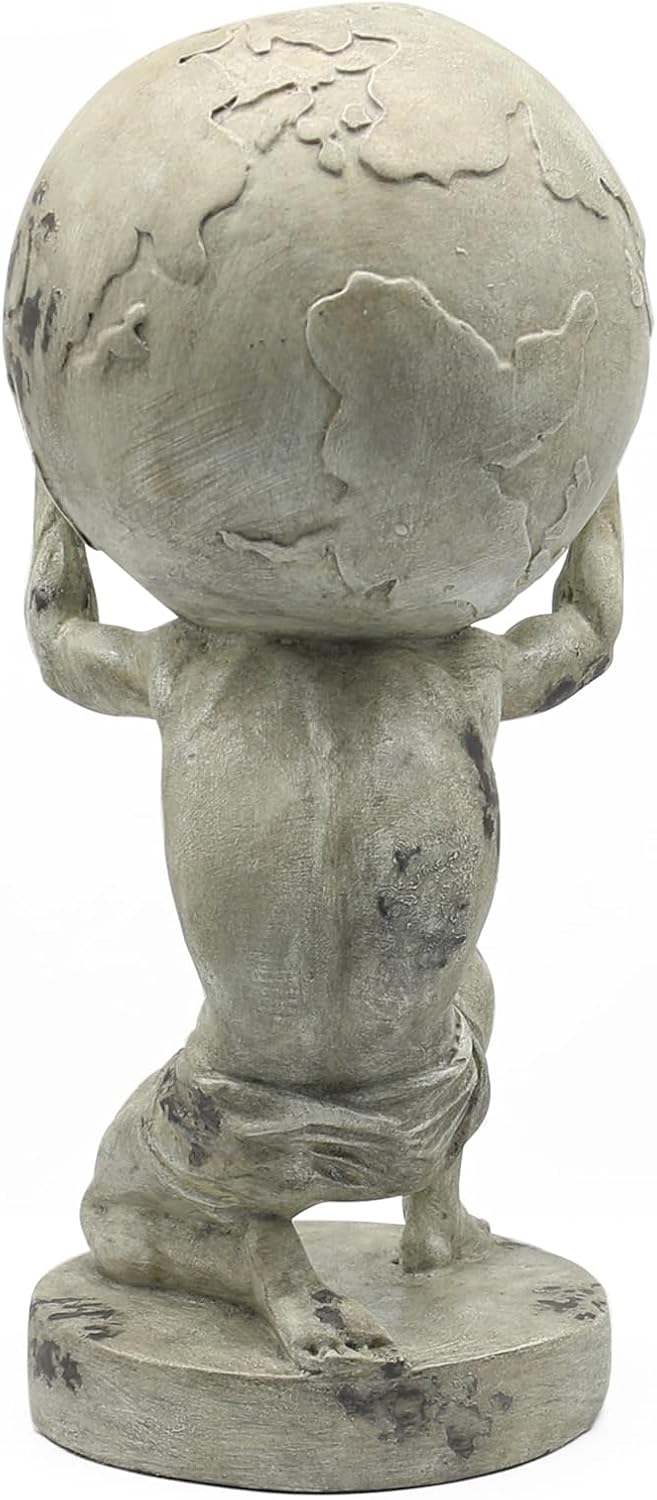 Lukitas Atlas Holding Earth Statue Resin 115 Inches