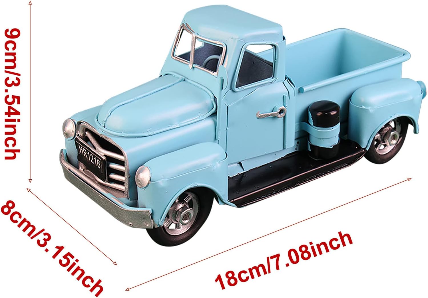 Vintage Christmas Truck Decor Figurine Sculpture