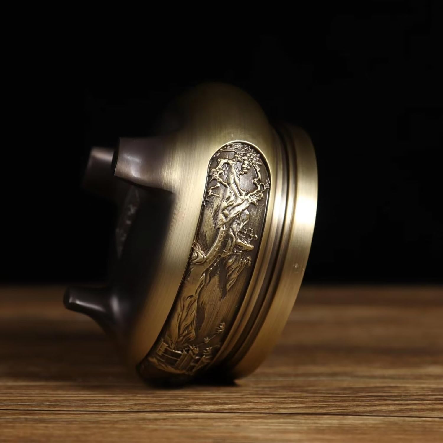 Julrybox Brass Incense Burner Zen Home Office Decor