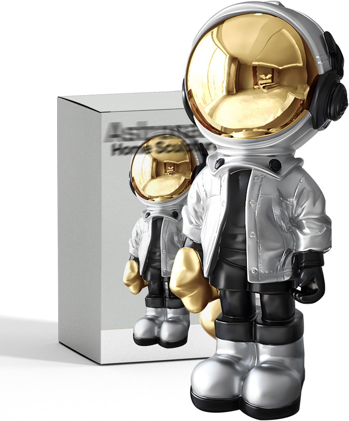 EZ4ENCE Figurine Statue Astronaut Sculpture Spaceman Decor