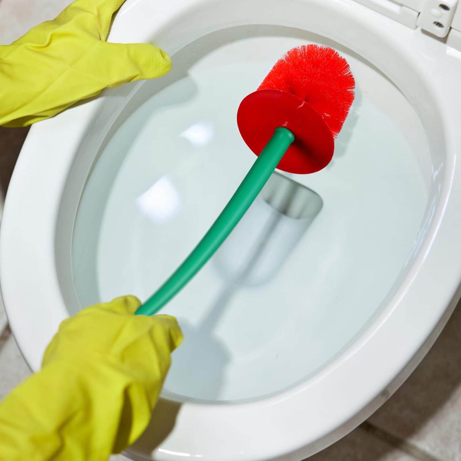 Tofficu Toilet Brush Holder - Cherry Shaped Bathroom Cleaner Set