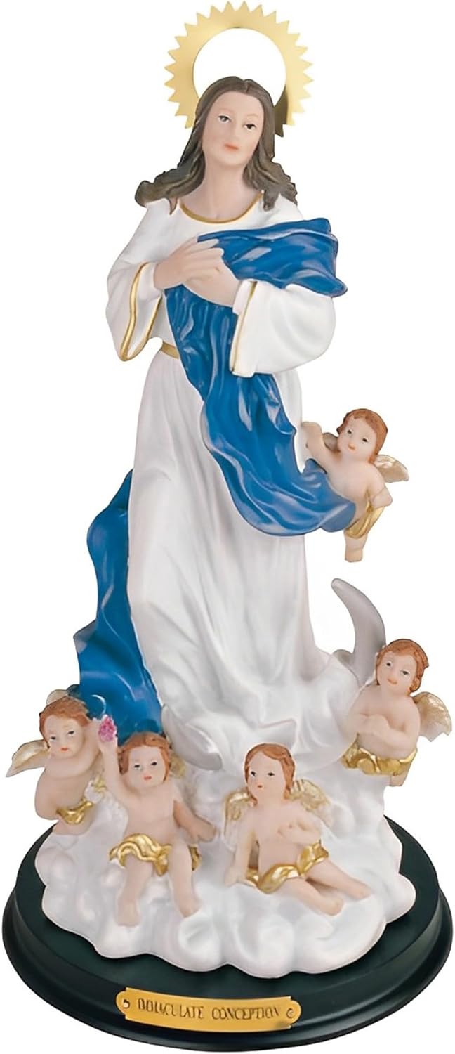 ICE ARMOR 12 Inch Virgin Mary Figurine Religious Decoration