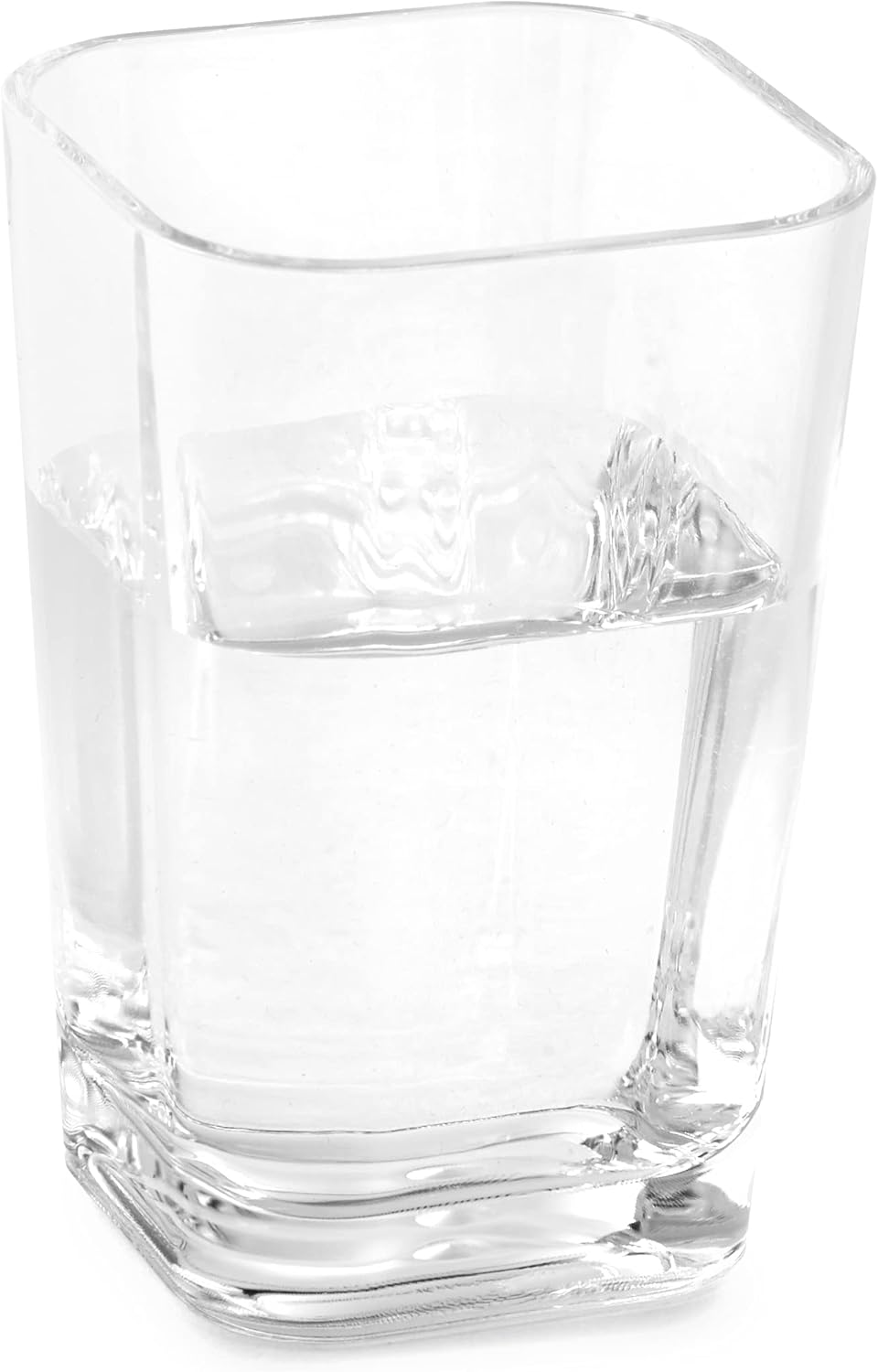 Huang Acrylic Clear Square Toothbrush Holder