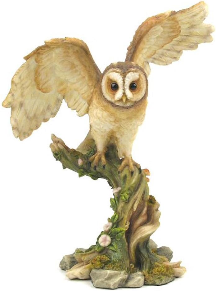 Veronese Design Owl Spreading His Wings Decor Figurine