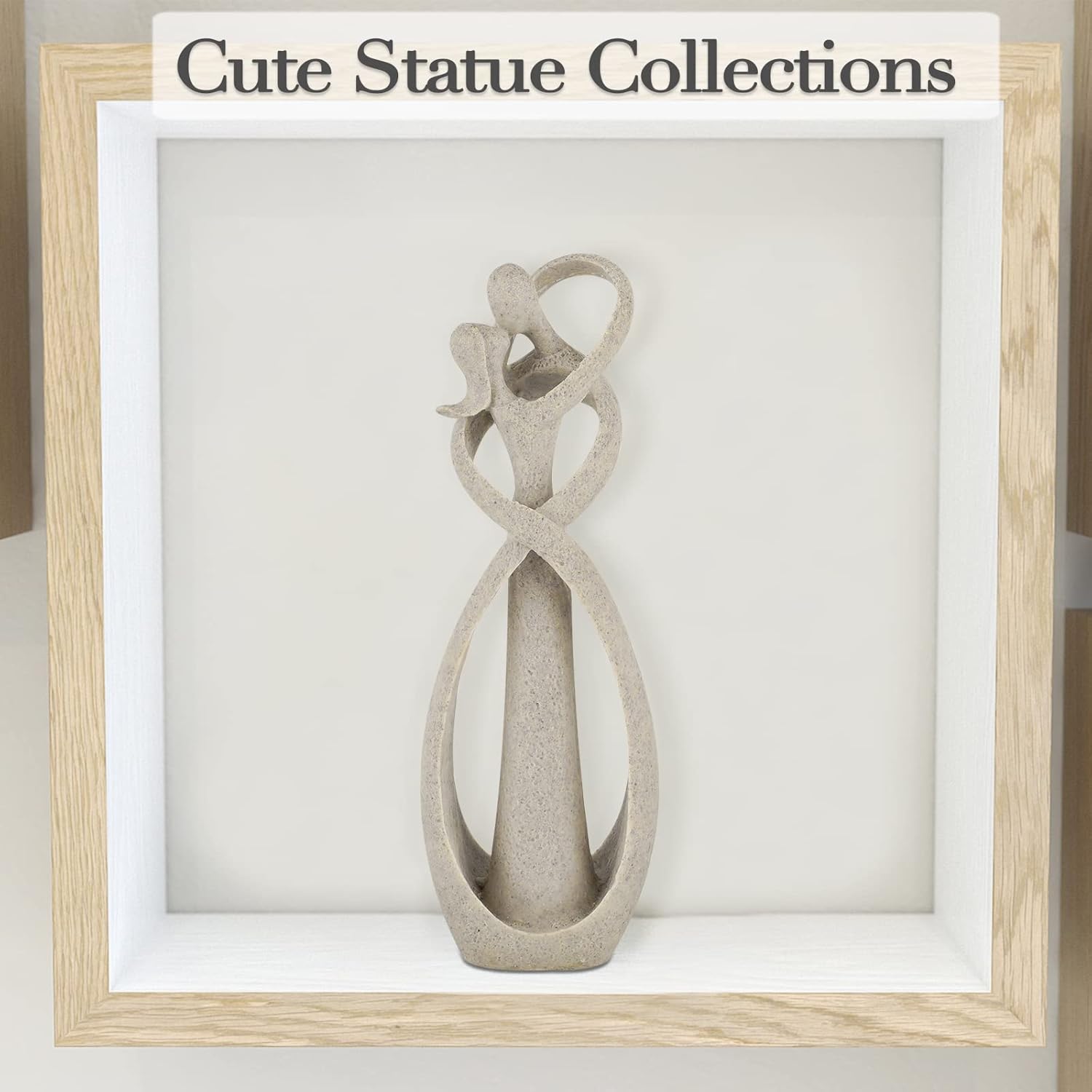 Trycooling Kissing Lovers Abstract Resin Statue
