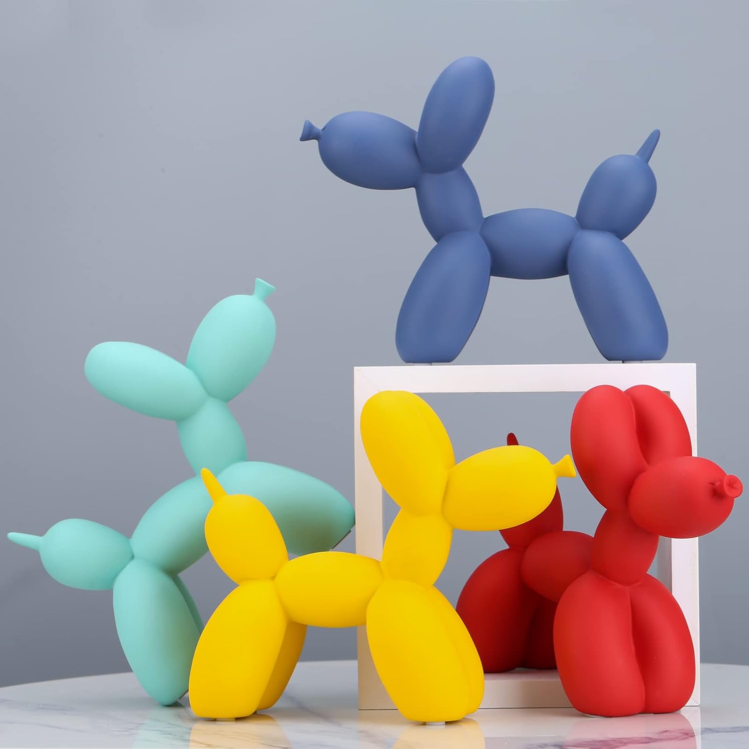 Creative Balloon Dog Sculpture Modern Home Decor Accents