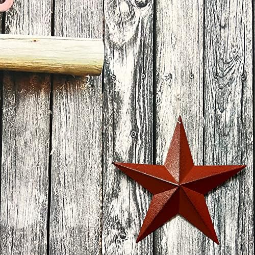 Grace Home Metal Patriotic Barn Star Wall Decor