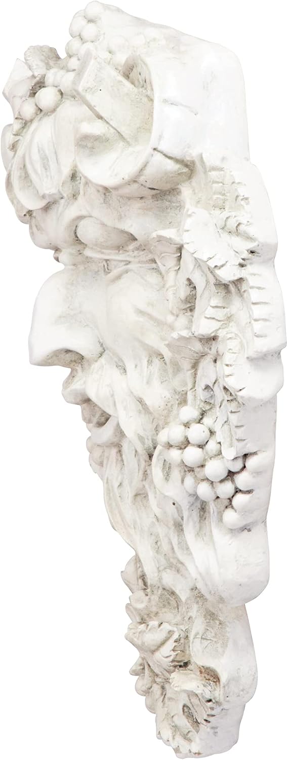 Design Toscano Bacchus Wall Sculpture 12 Inch Tall Cast Stone Resin Antique Finish
