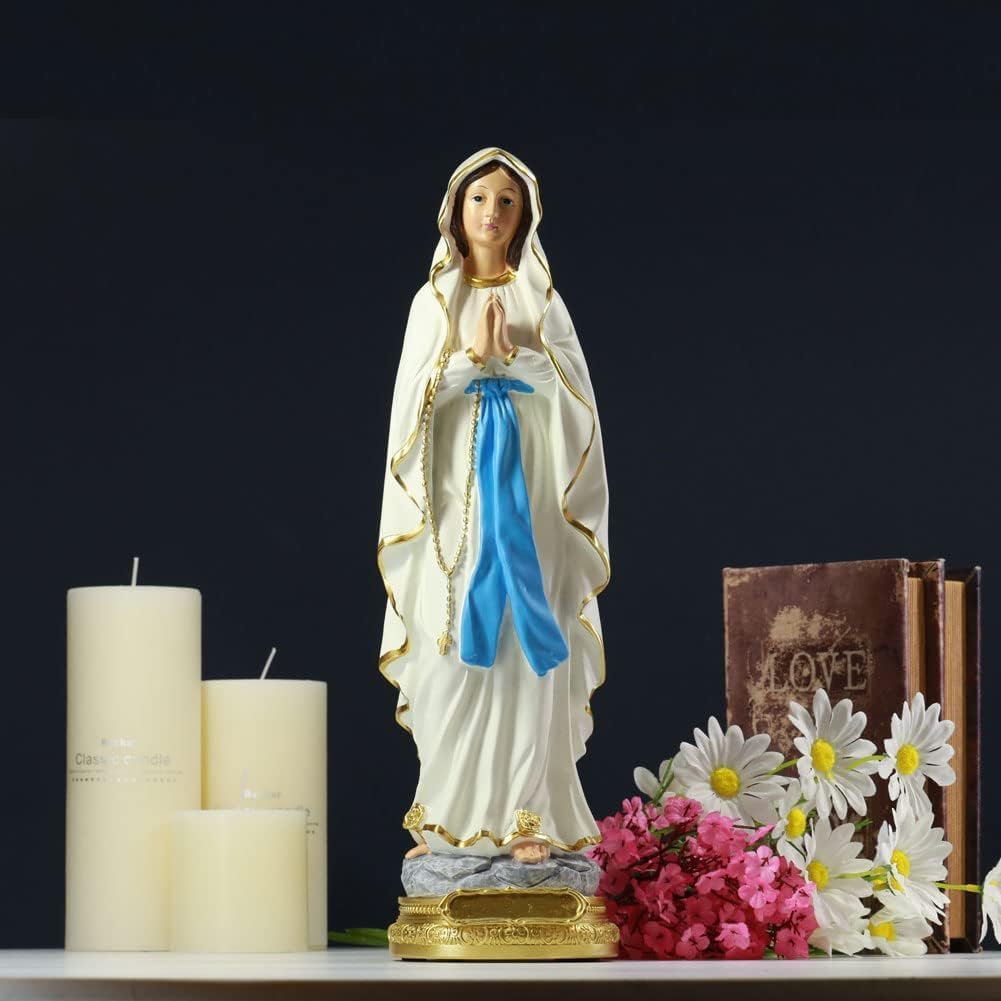 QIANLING 87 Virgin Mary Statue for Catholic Decor