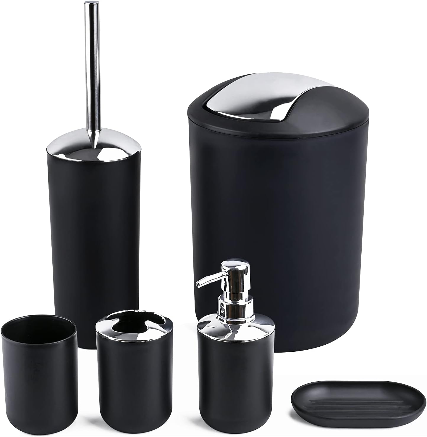 Papillon 6-Piece Stylish Bathroom Accessory Set