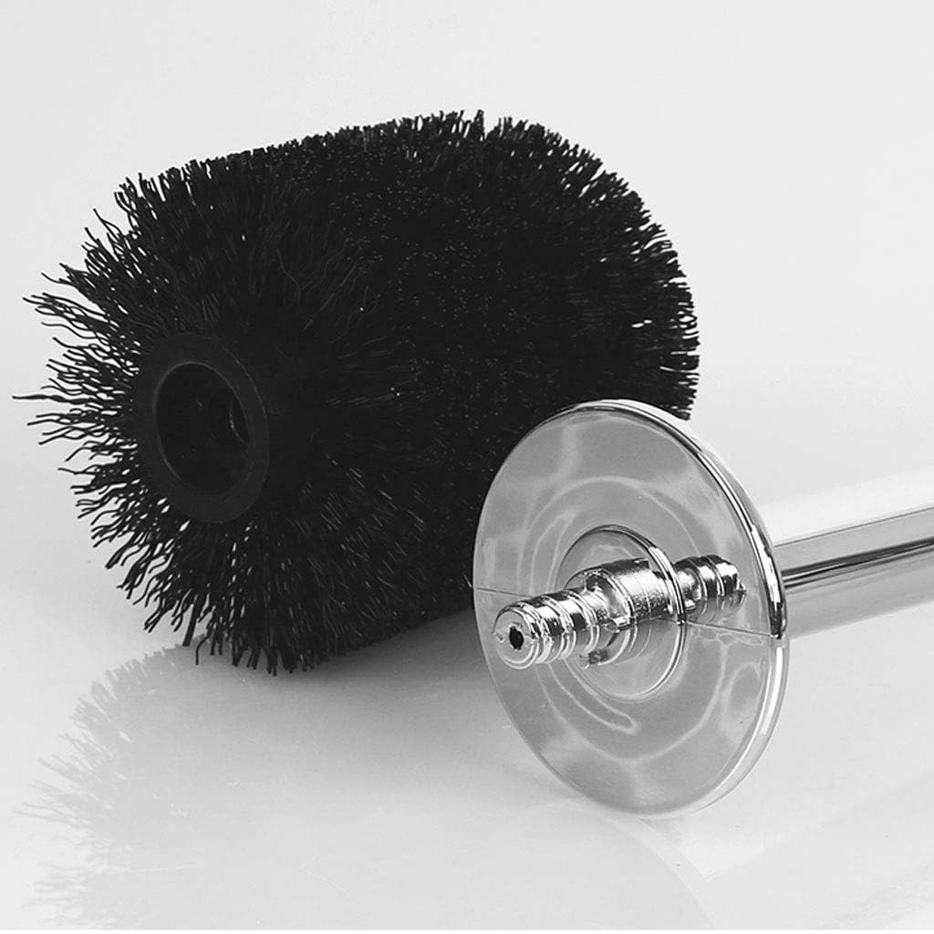 UNNS Ceramic Toilet Brush with Stand and Brush Head Replacement 1
