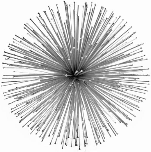 Modern Day Accents 8 Silver Spiked Sphere Decor